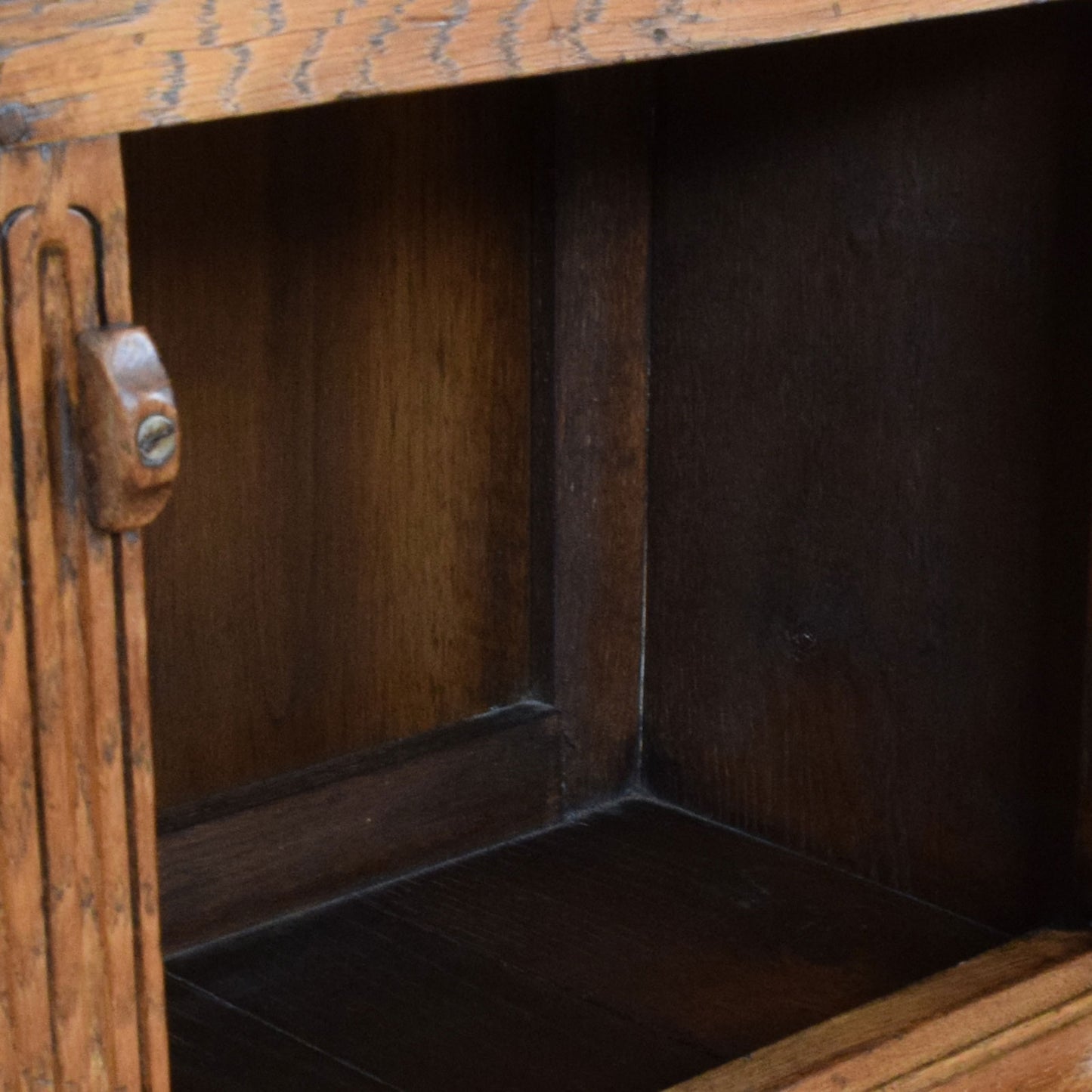 Carved Oak Bookcase