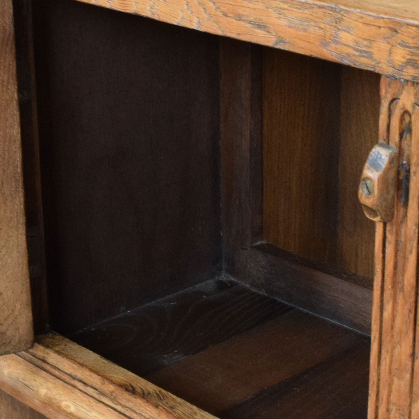 Carved Oak Bookcase