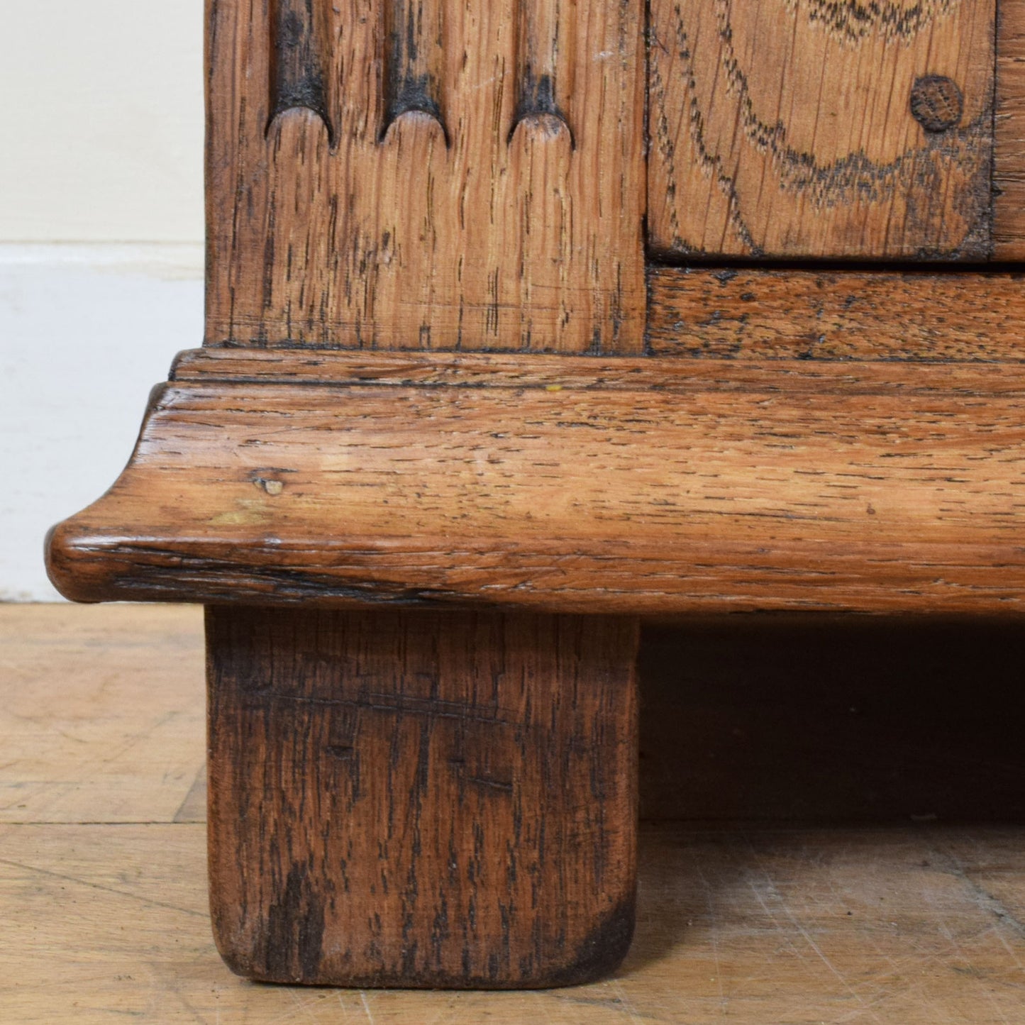 Carved Oak Bookcase