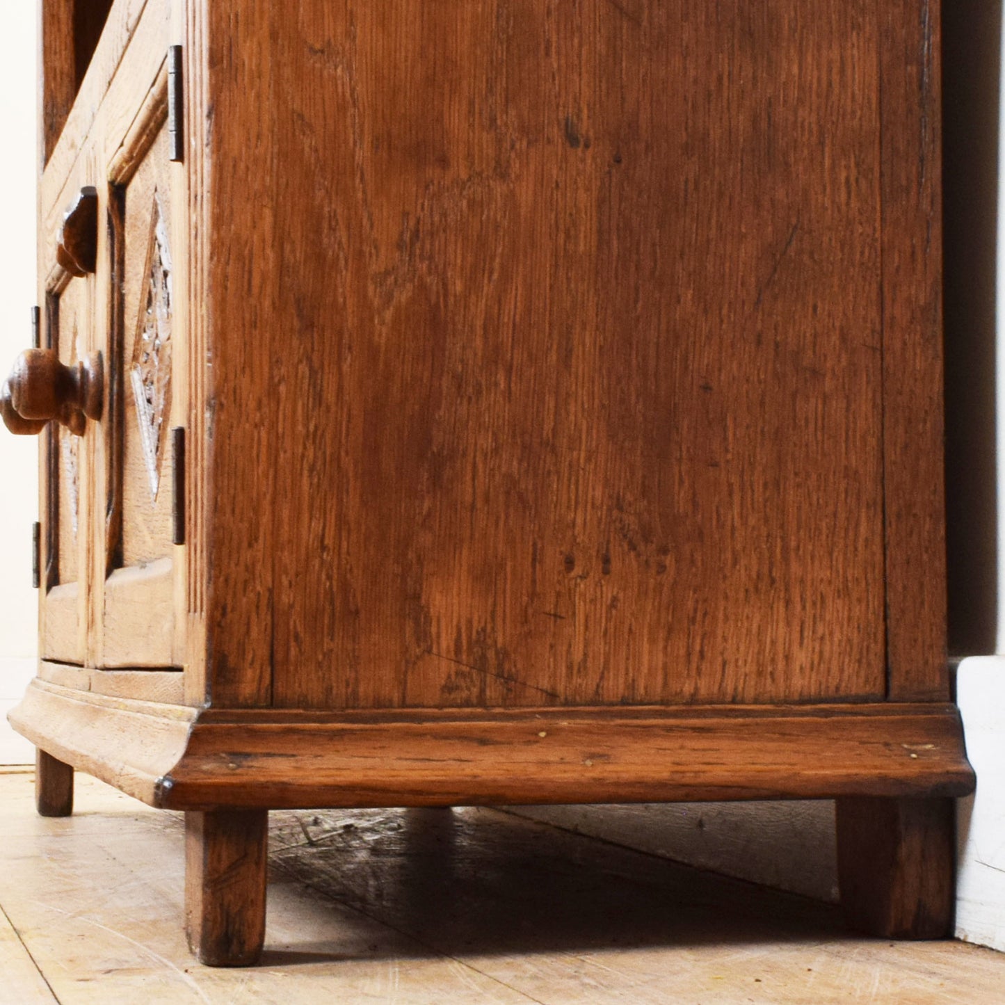 Carved Oak Bookcase