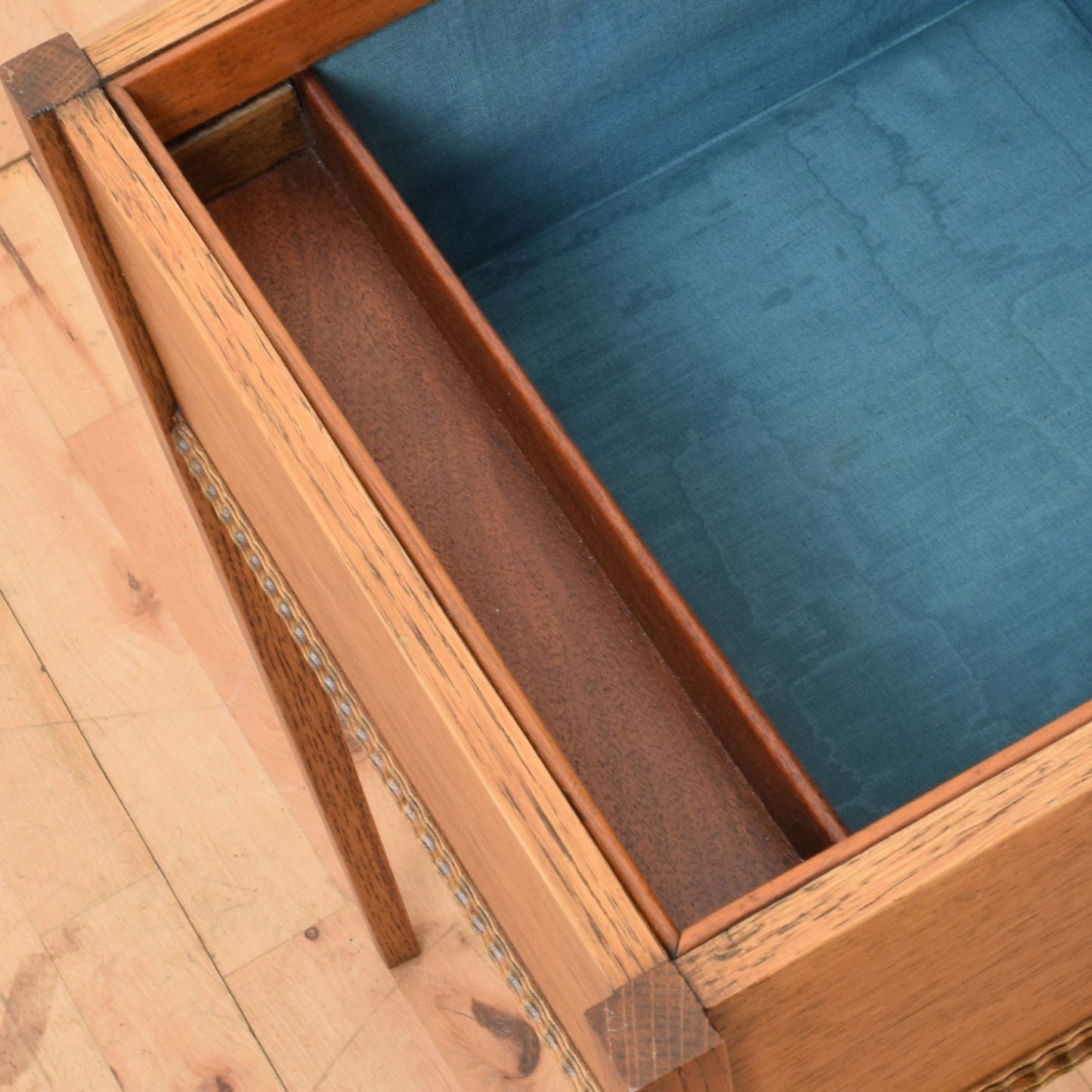 Restored Oak Sewing Box