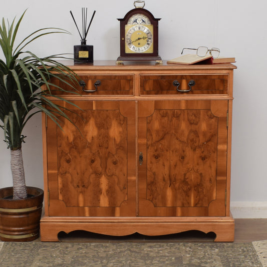 Restored Walnut Veneer Sideboard