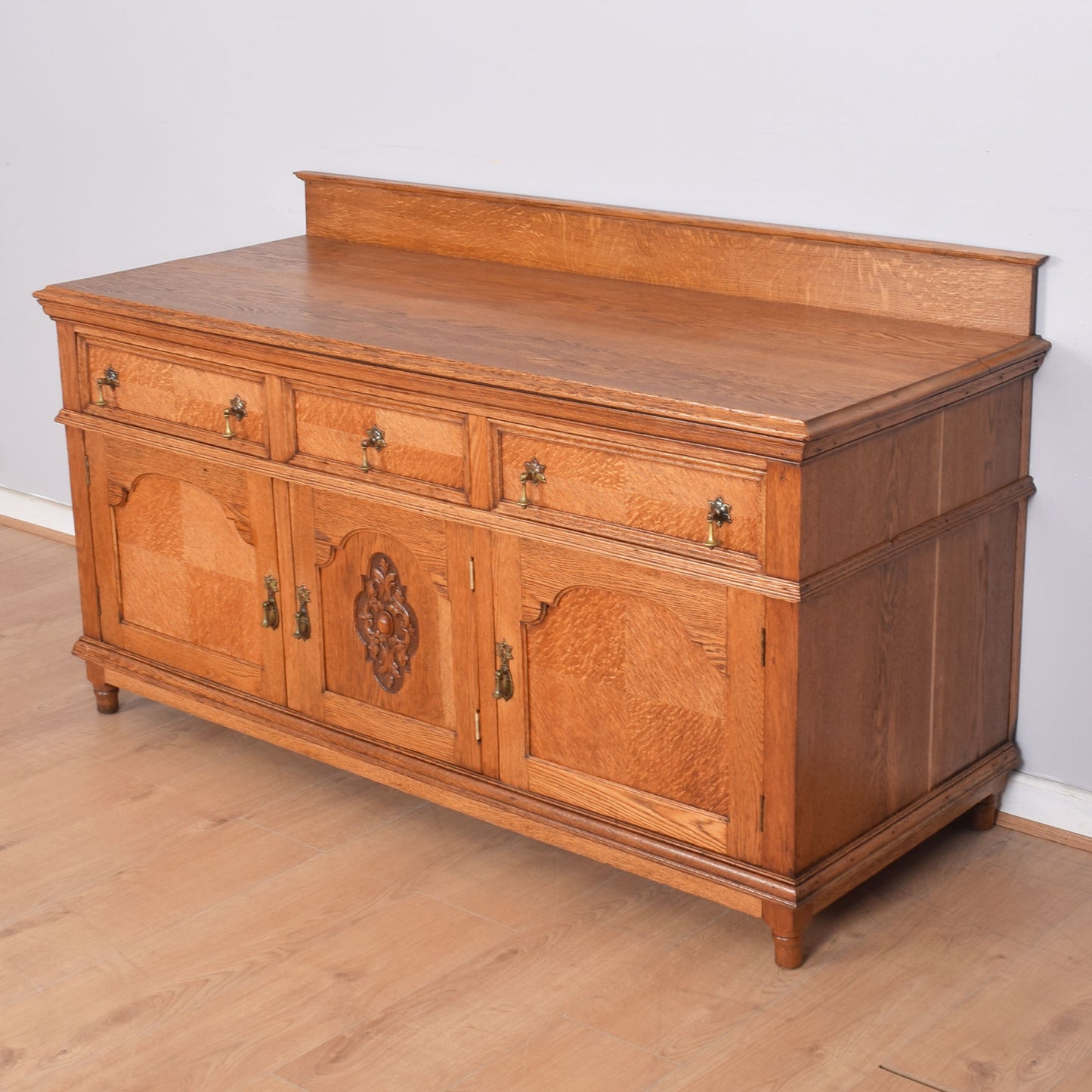 Solid Oak Large Sideboard