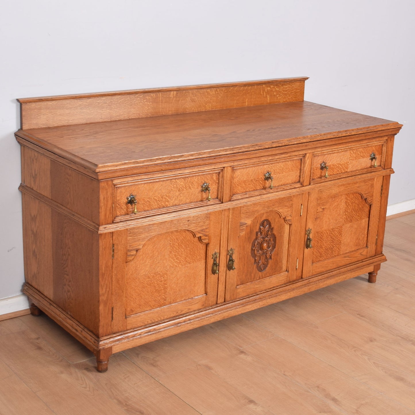 Solid Oak Large Sideboard