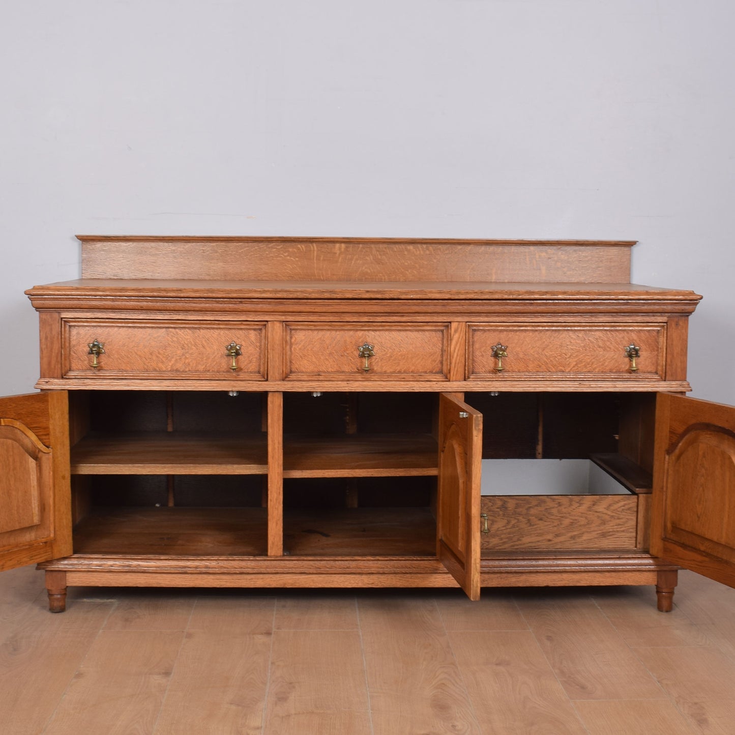 Solid Oak Large Sideboard