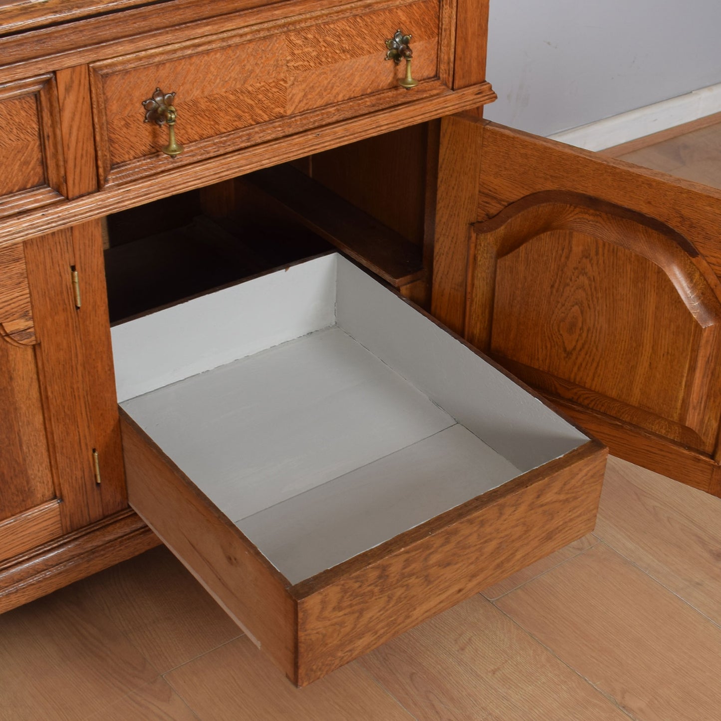 Solid Oak Large Sideboard