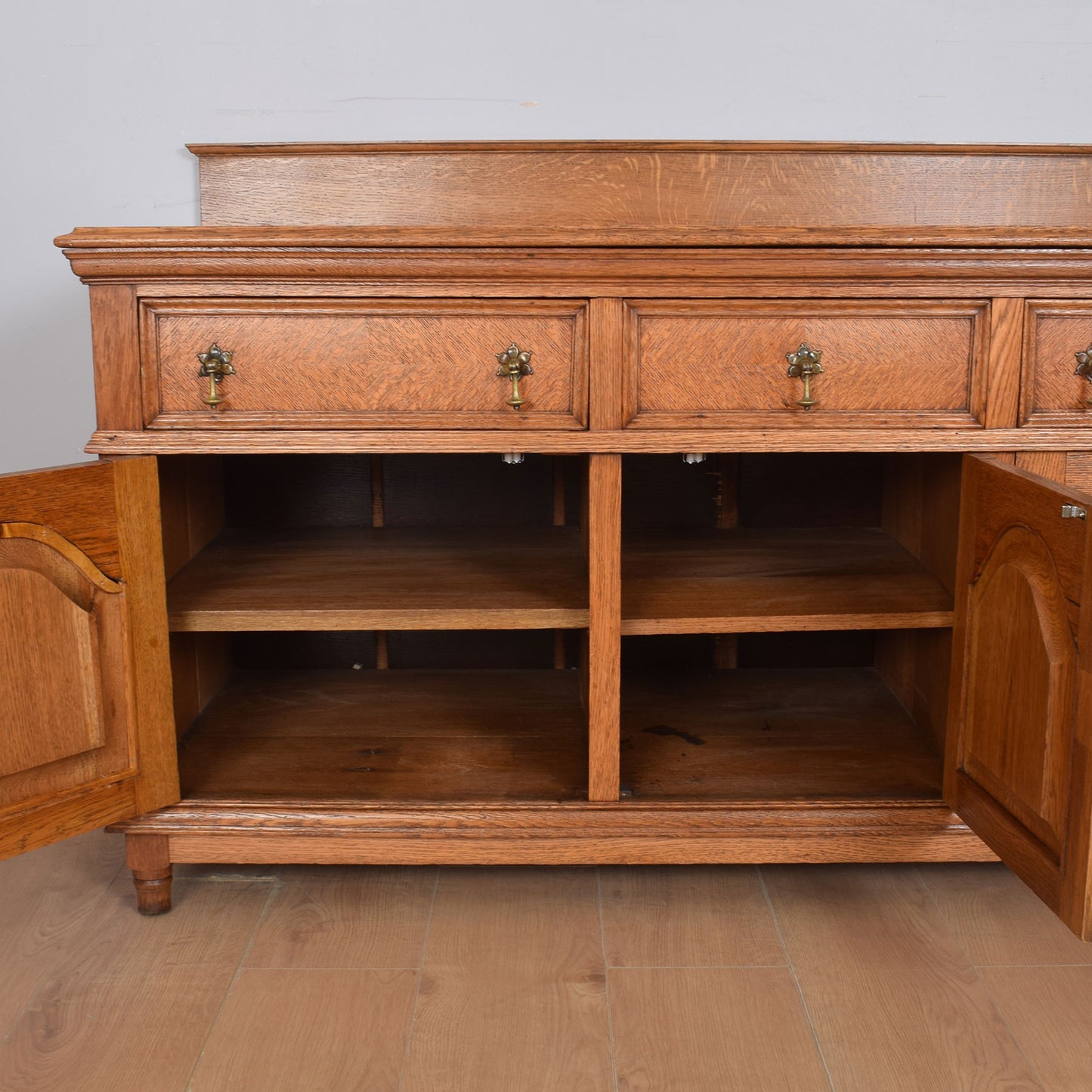 Solid Oak Large Sideboard