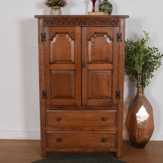 Vintage Oak Tallboy