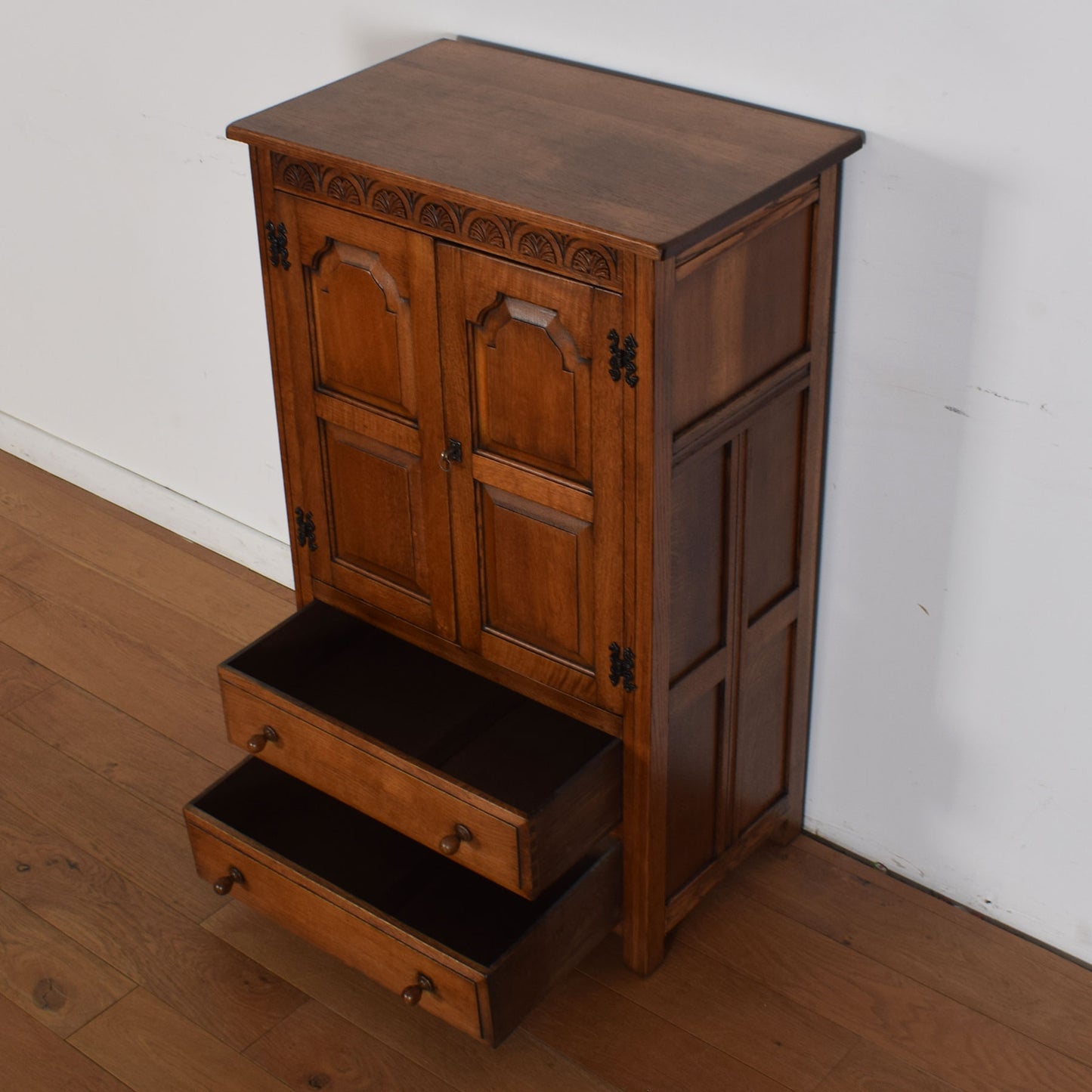 Vintage Oak Tallboy