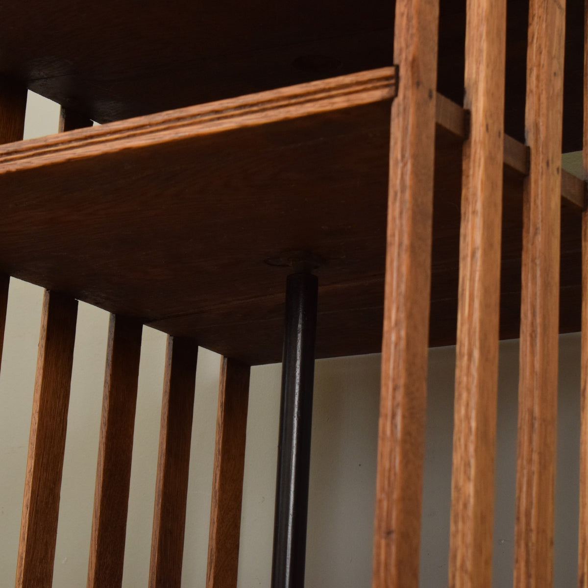 Edwardian Oak Revolving Library Bookcase