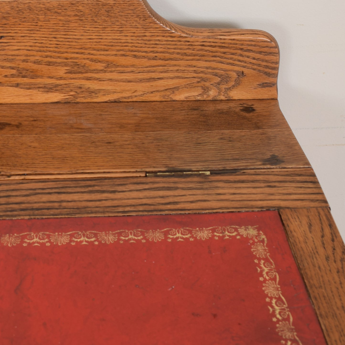 Vintage Leather Top Desk