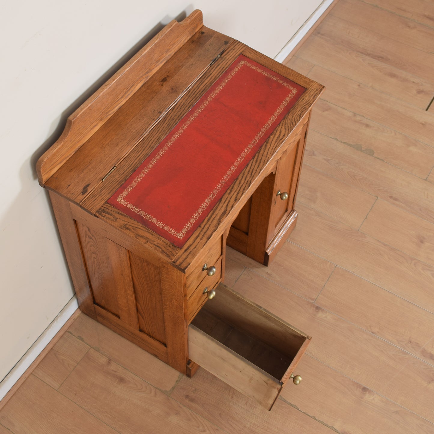 Vintage Leather Top Desk