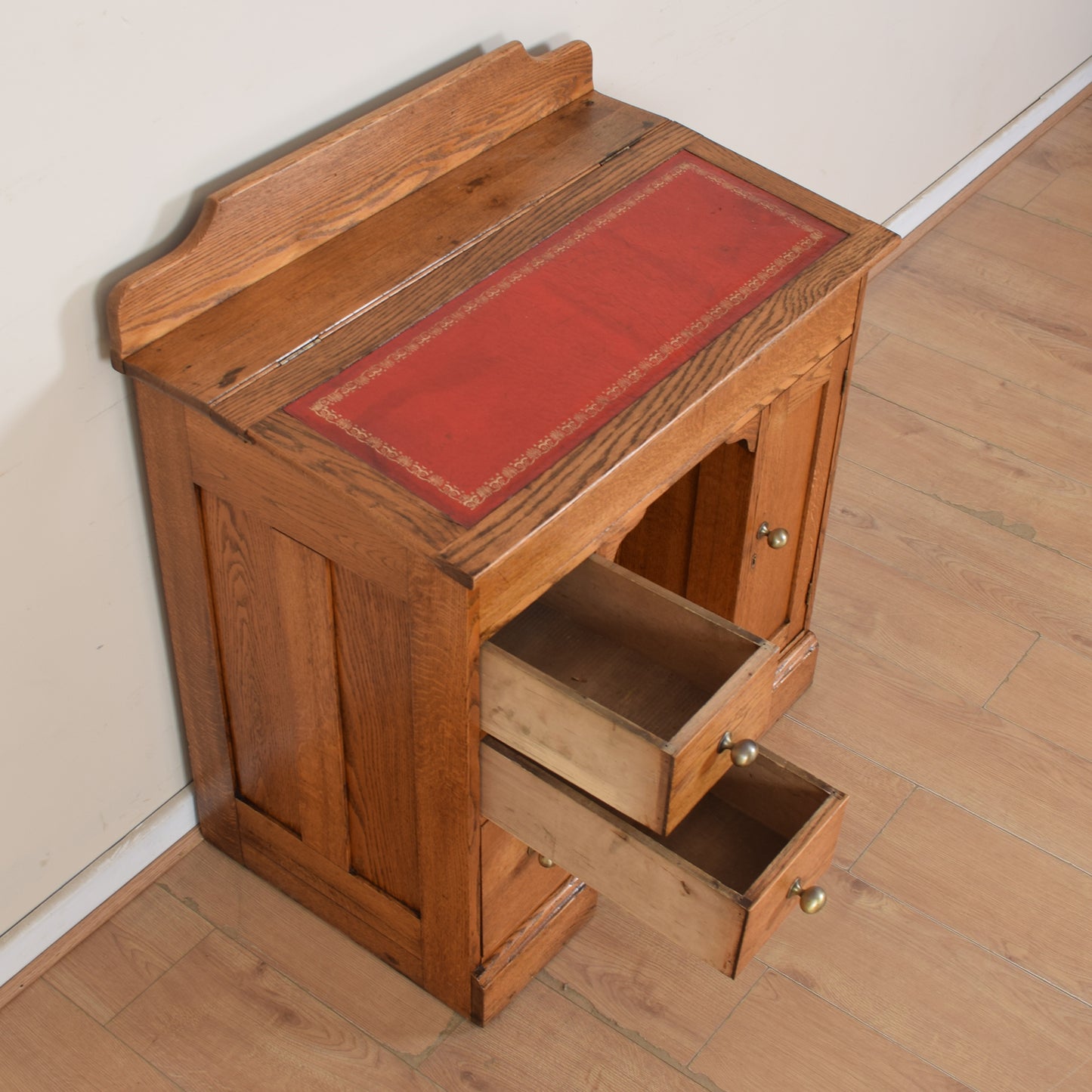 Vintage Leather Top Desk