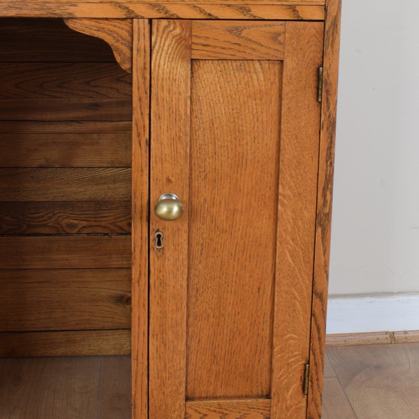 Vintage Leather Top Desk