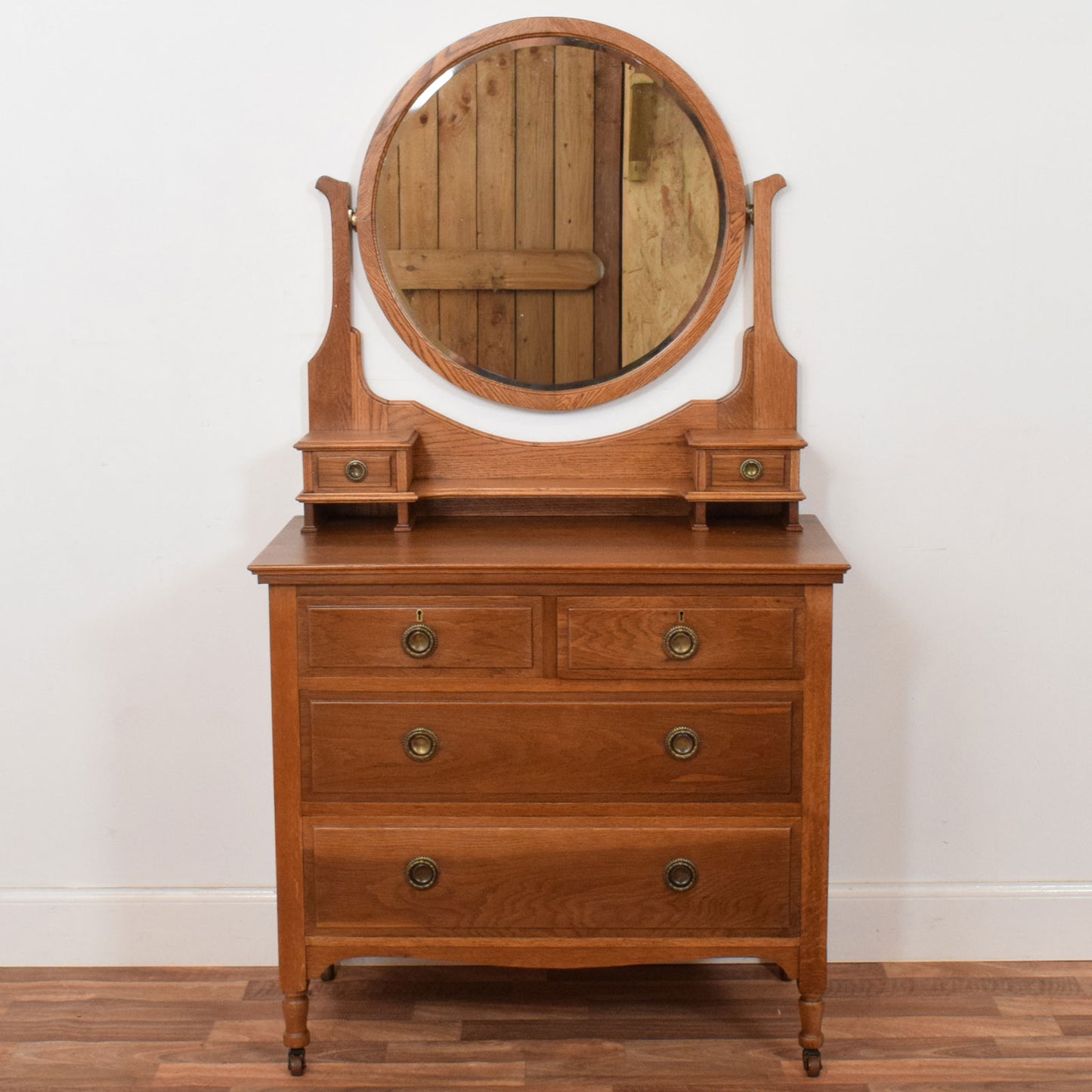 Restored Oak Dressing Table