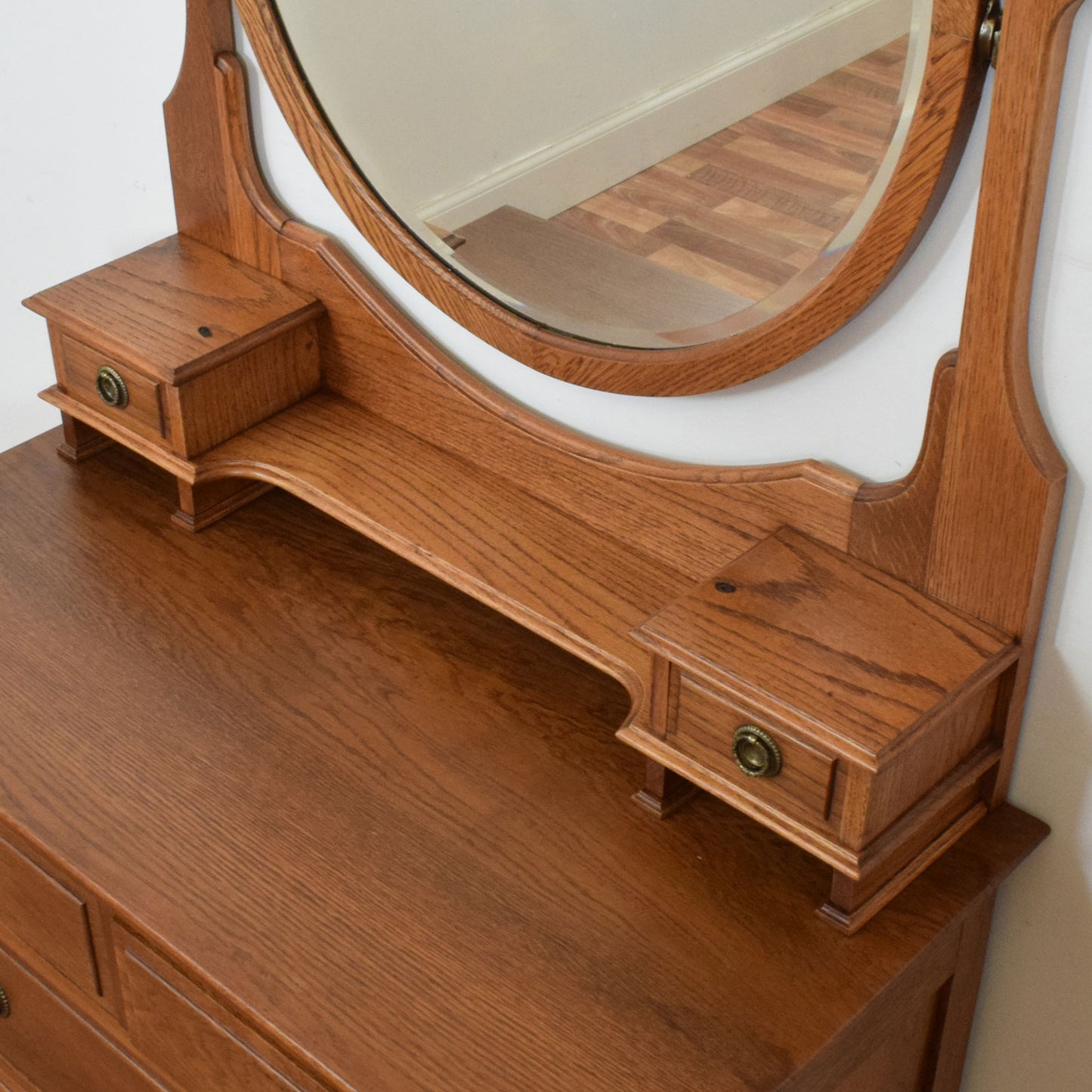 Restored Oak Dressing Table