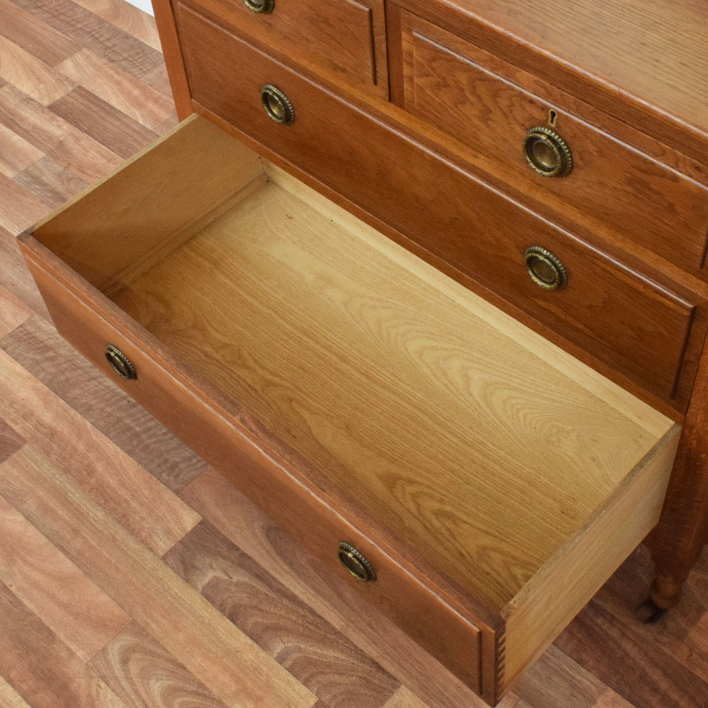 Restored Oak Dressing Table