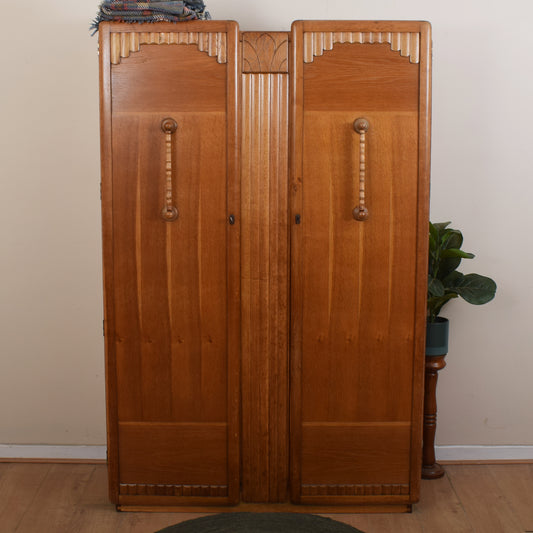Large Art-Deco Style Wardrobe