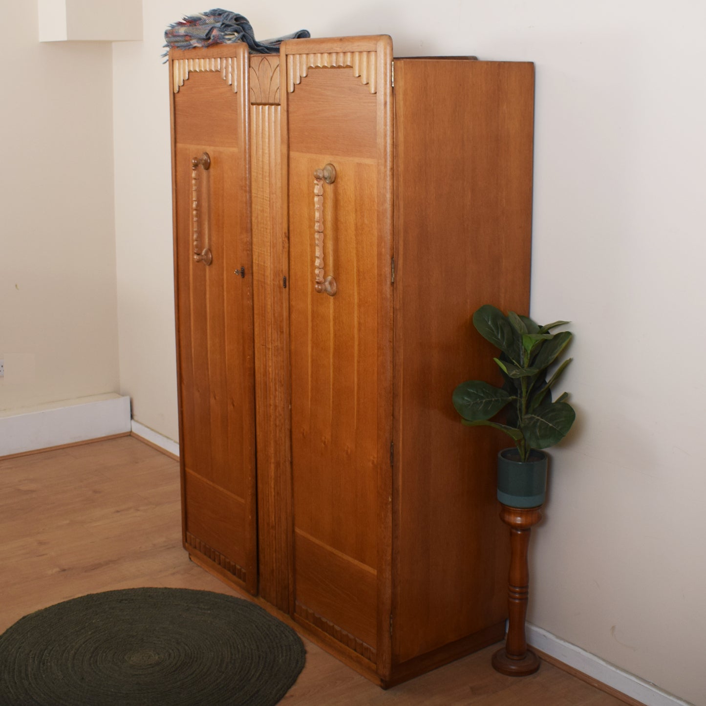 Large Art-Deco Style Wardrobe