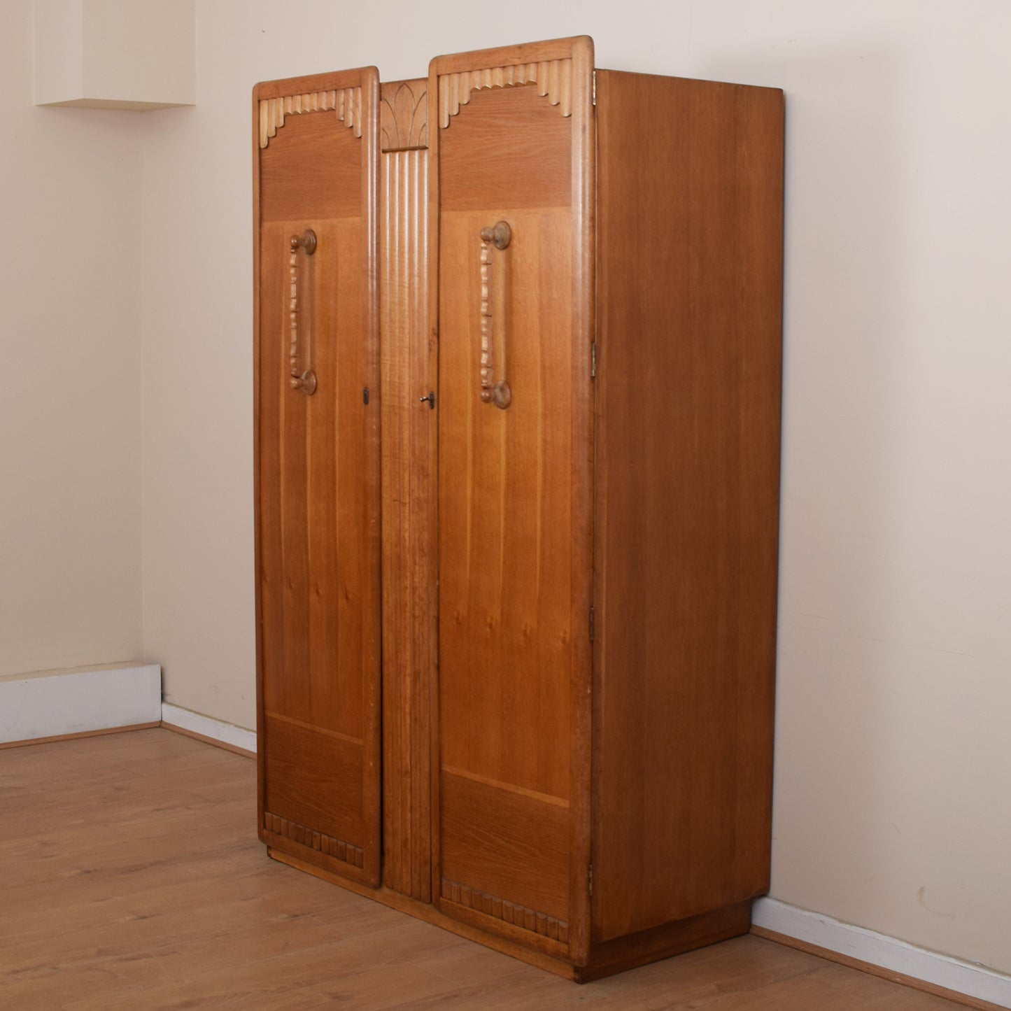 Large Art-Deco Style Wardrobe
