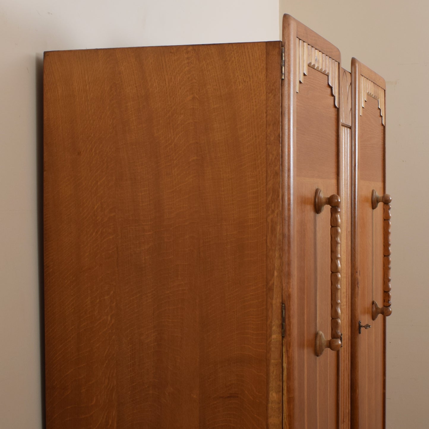 Large Art-Deco Style Wardrobe