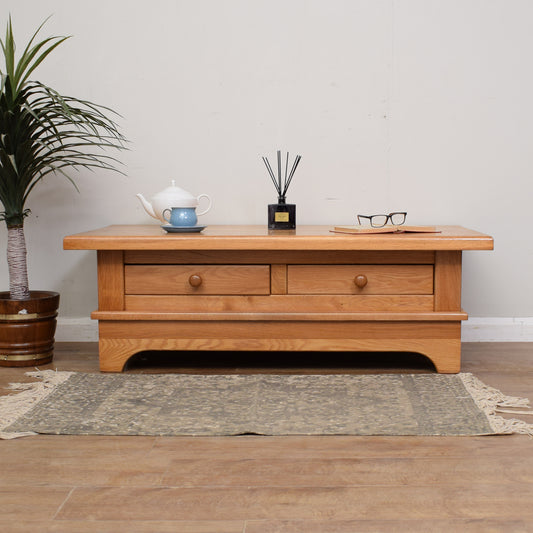 Large Oak Coffee Table