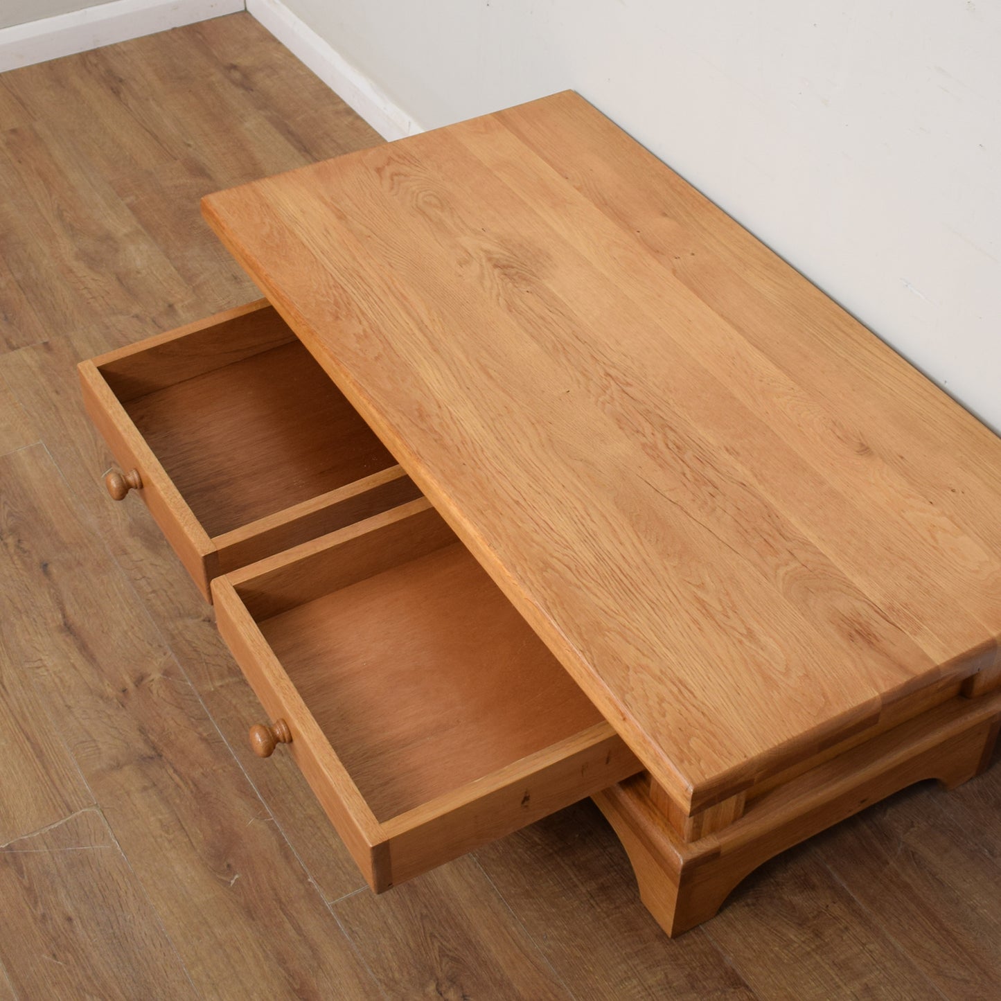 Large Oak Coffee Table