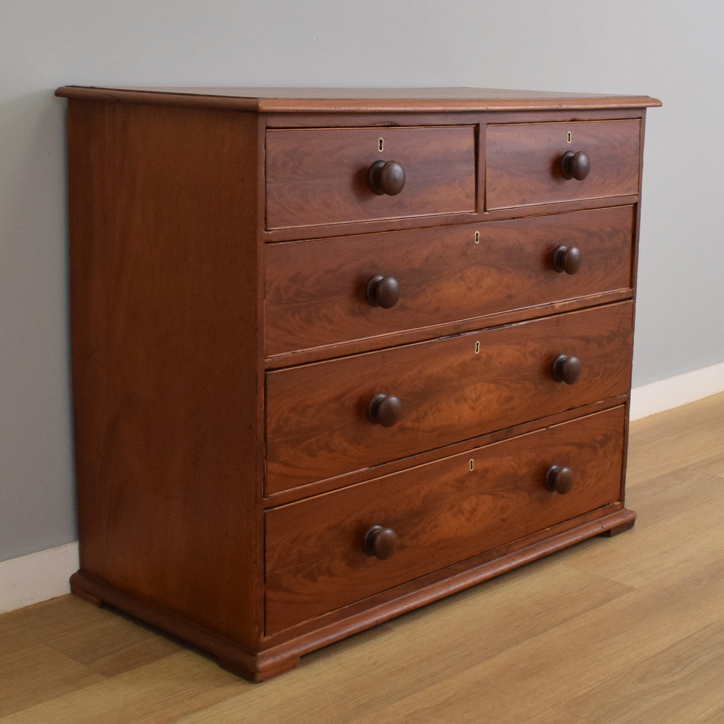 Rustic Mahogany Chest of Drawers