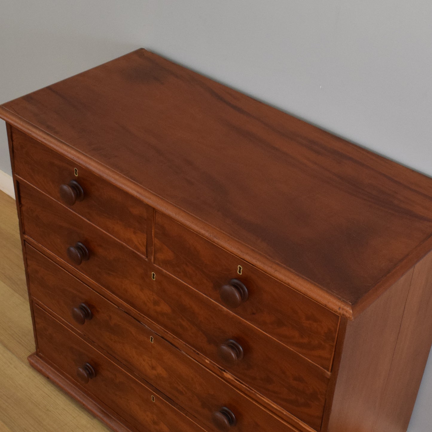 Rustic Mahogany Chest of Drawers