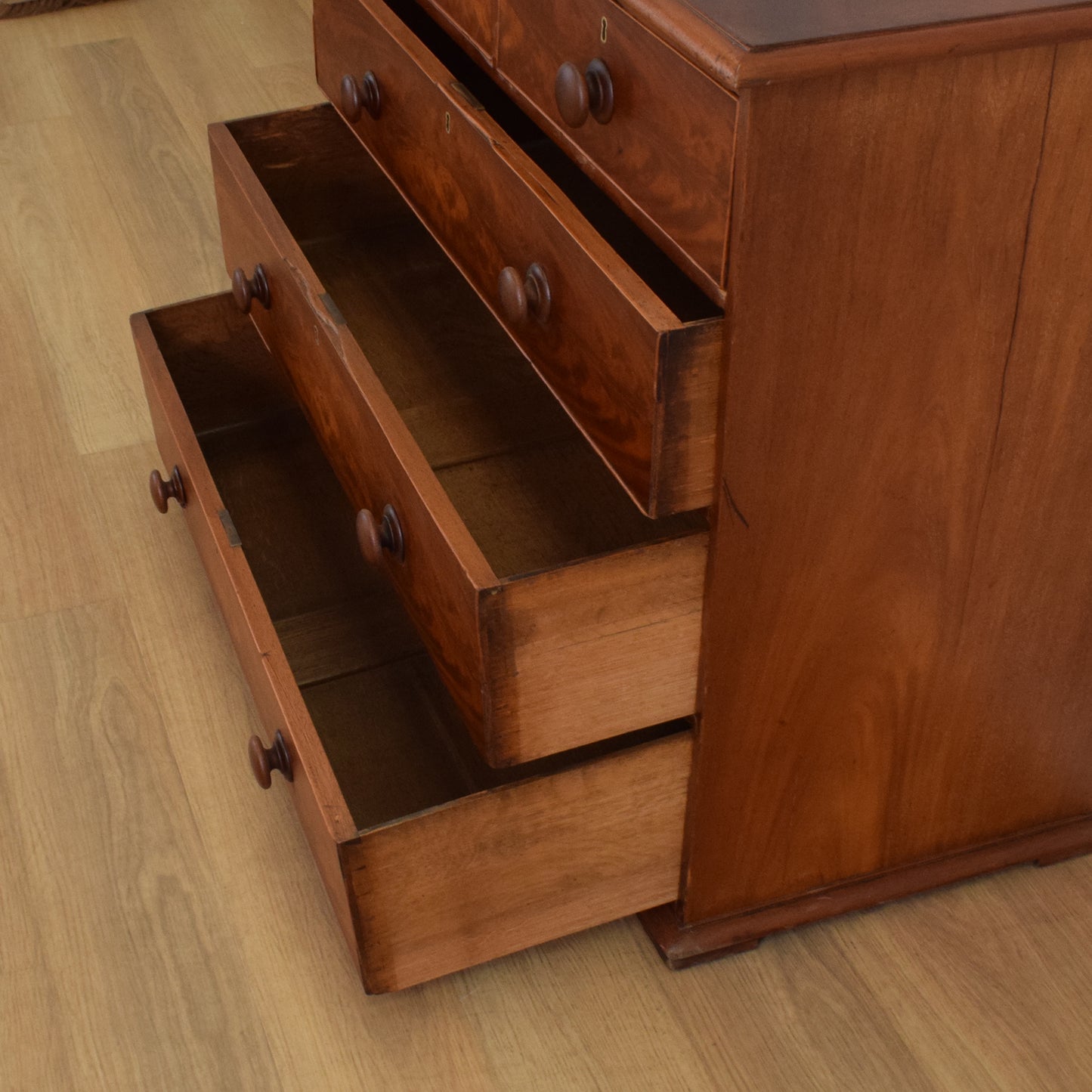 Rustic Mahogany Chest of Drawers