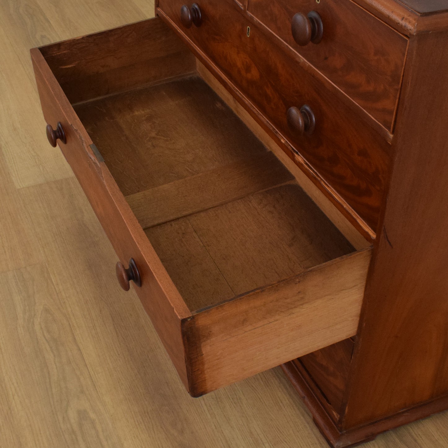 Rustic Mahogany Chest of Drawers