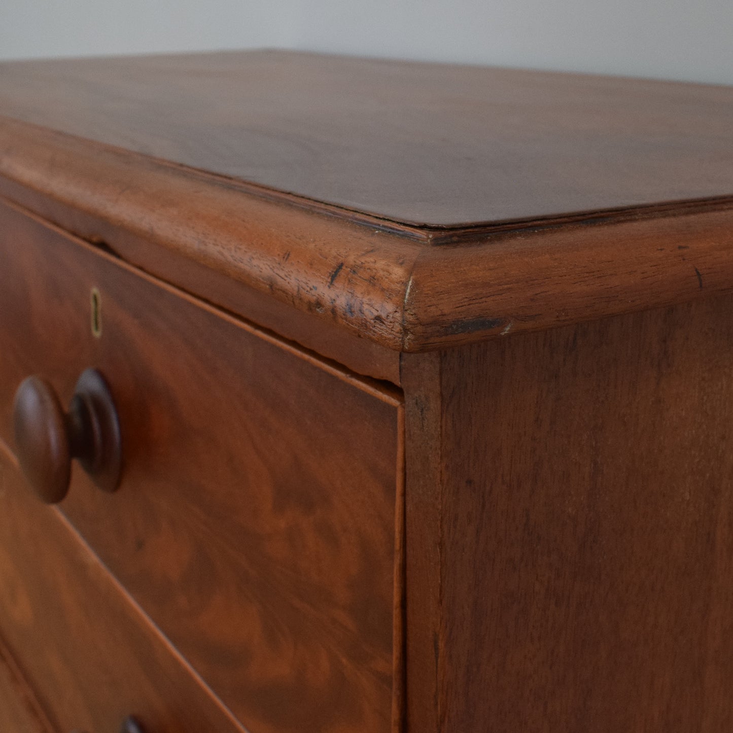 Rustic Mahogany Chest of Drawers