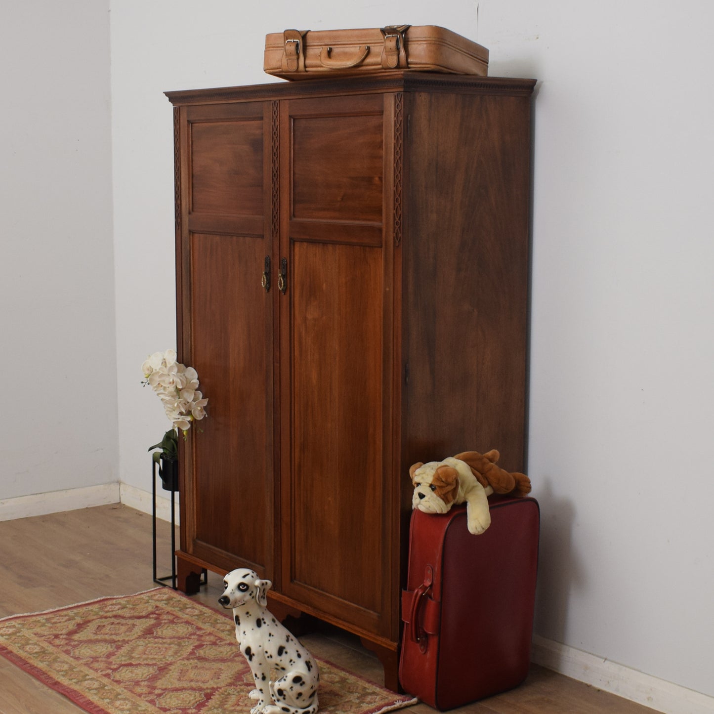 Vintage Mahogany Wardrobe