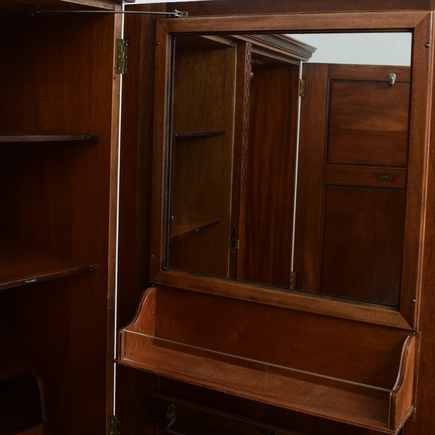 Vintage Mahogany Wardrobe