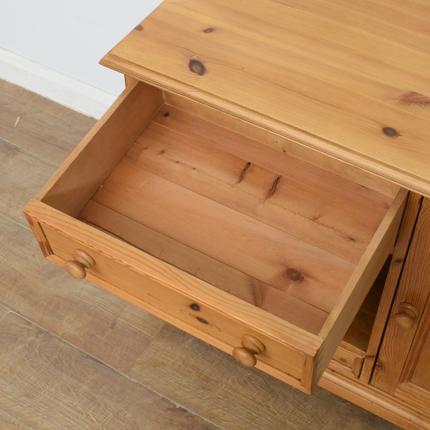 Pine TV Cabinet