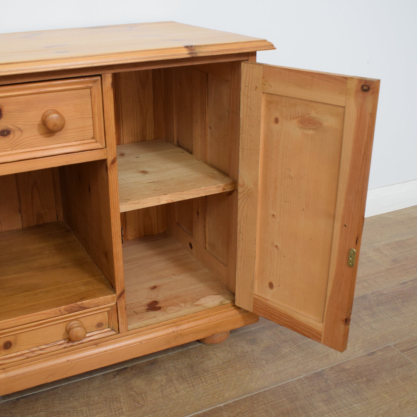 Pine TV Cabinet