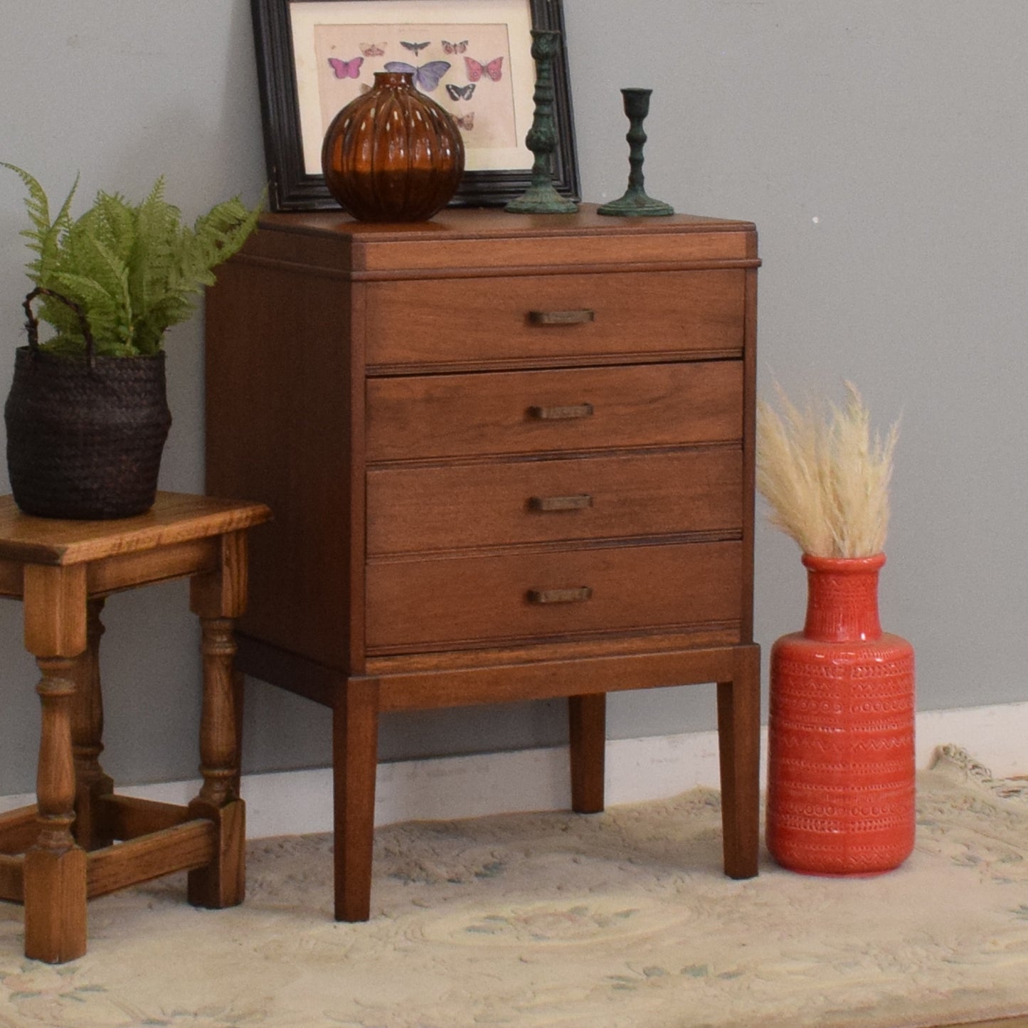 Mahogany Sheet Music Cabinet
