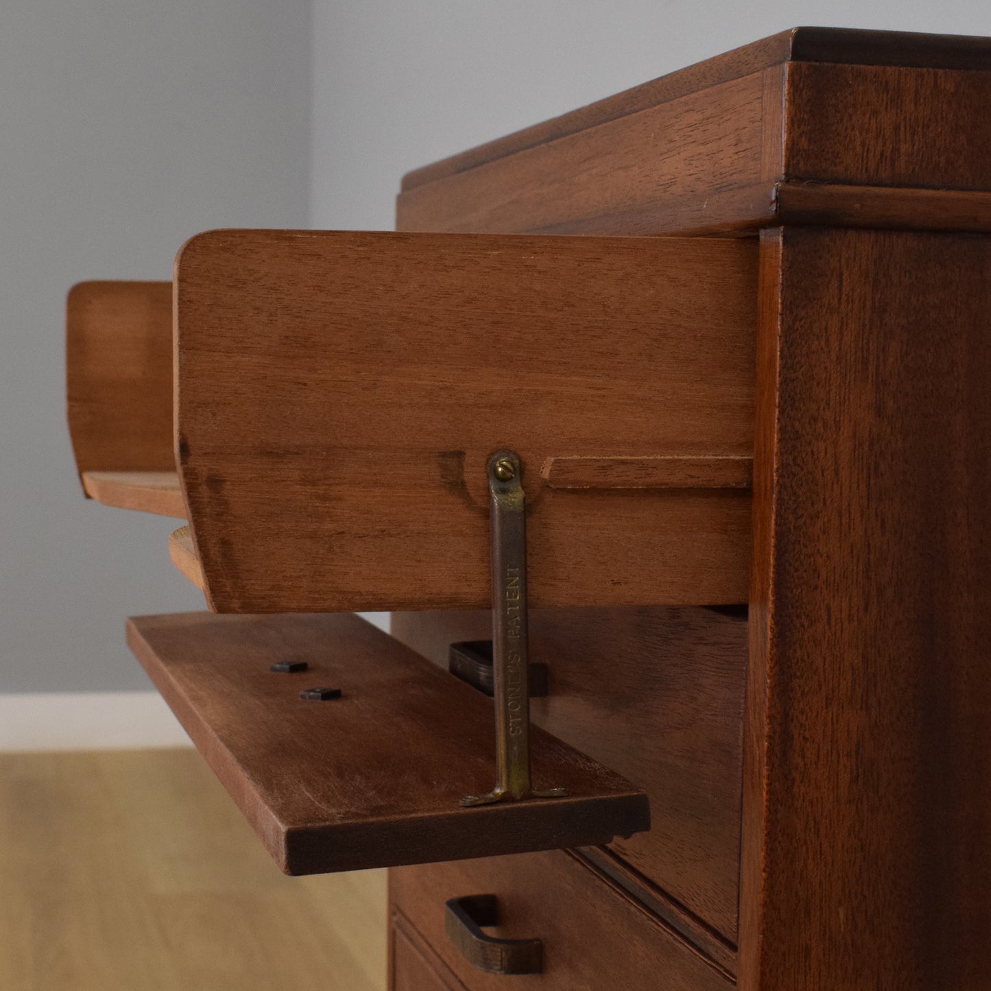 Mahogany Sheet Music Cabinet