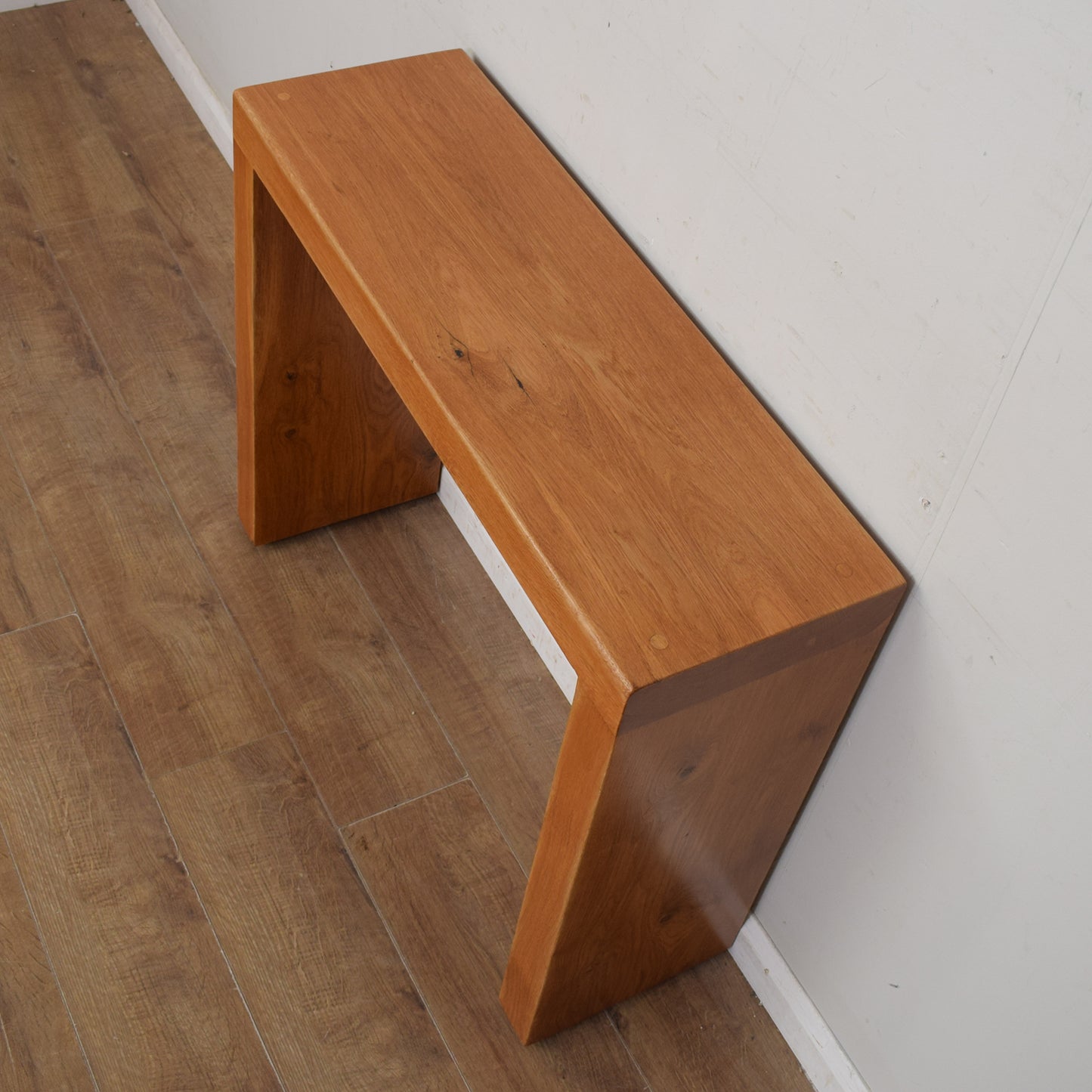 Solid Oak Console Table