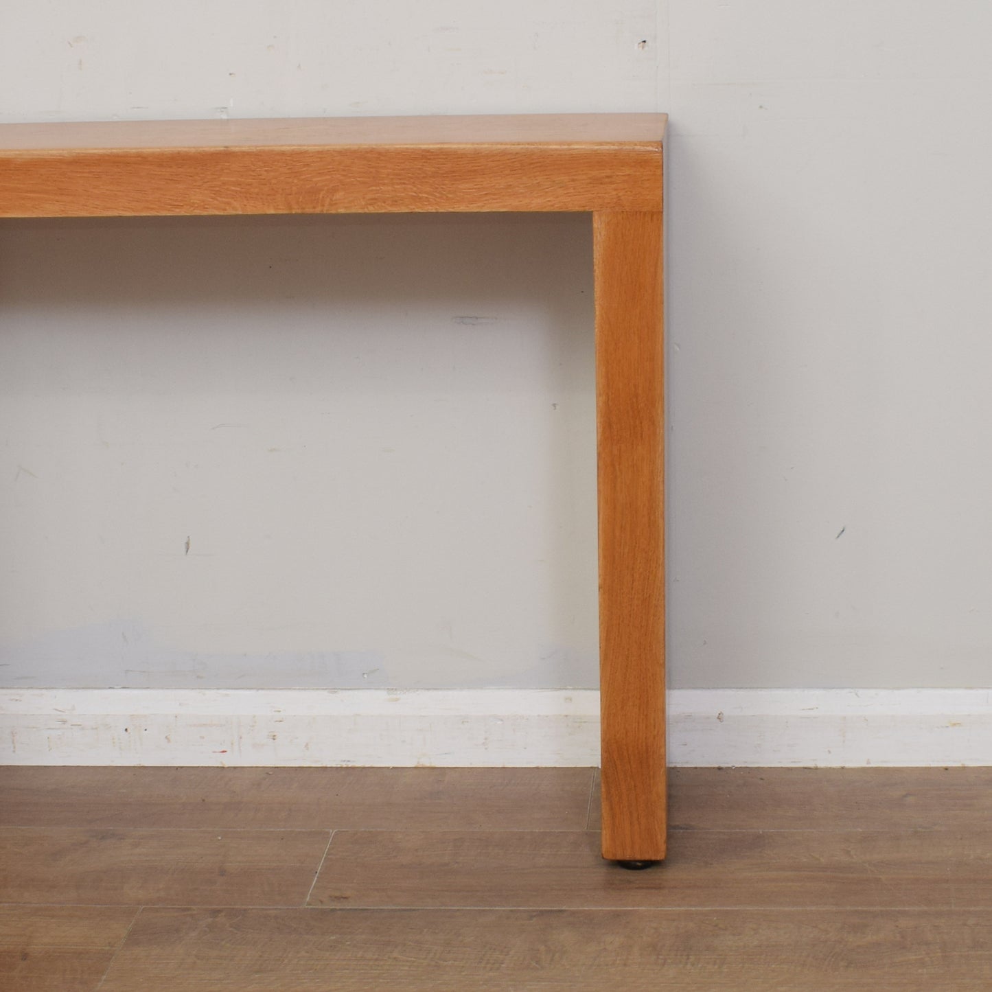 Solid Oak Console Table