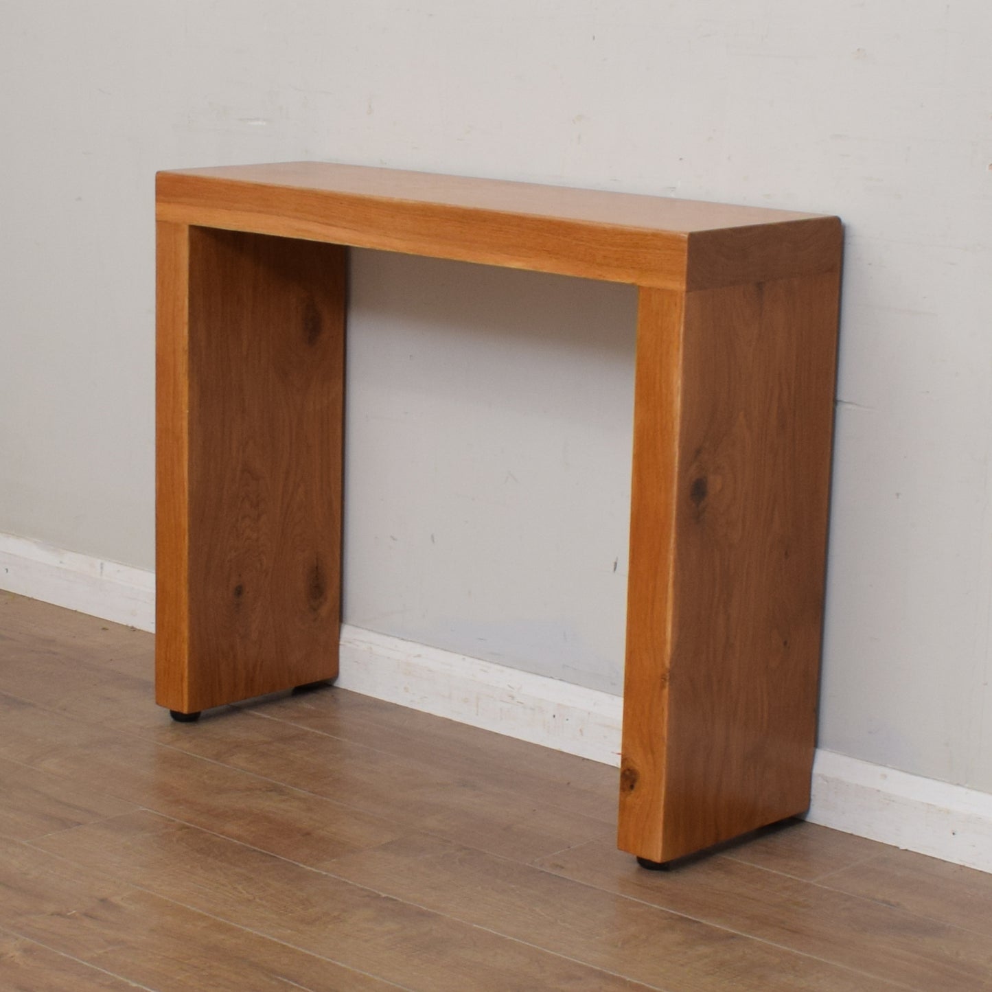 Solid Oak Console Table