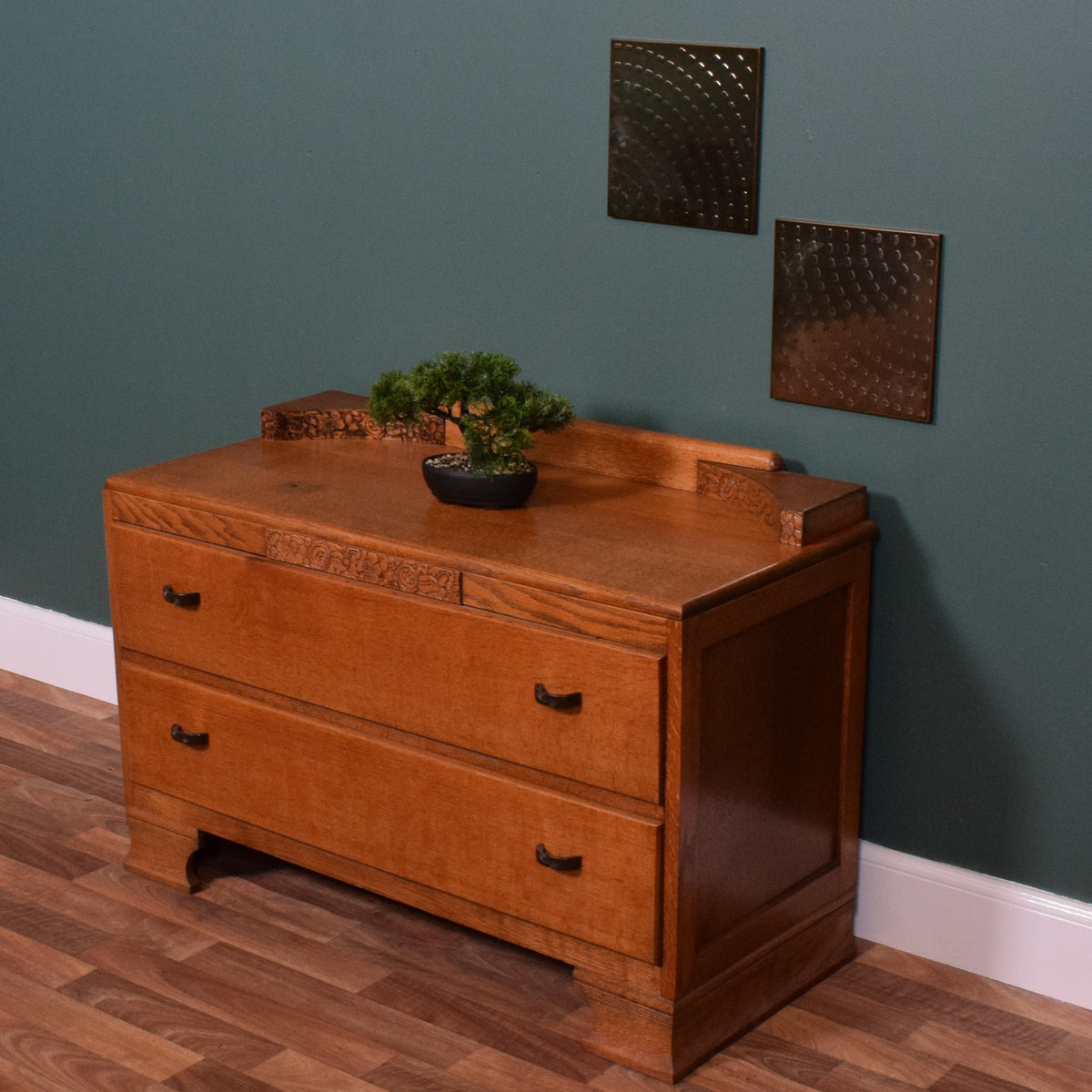 Restored Oak Chest of Drawers