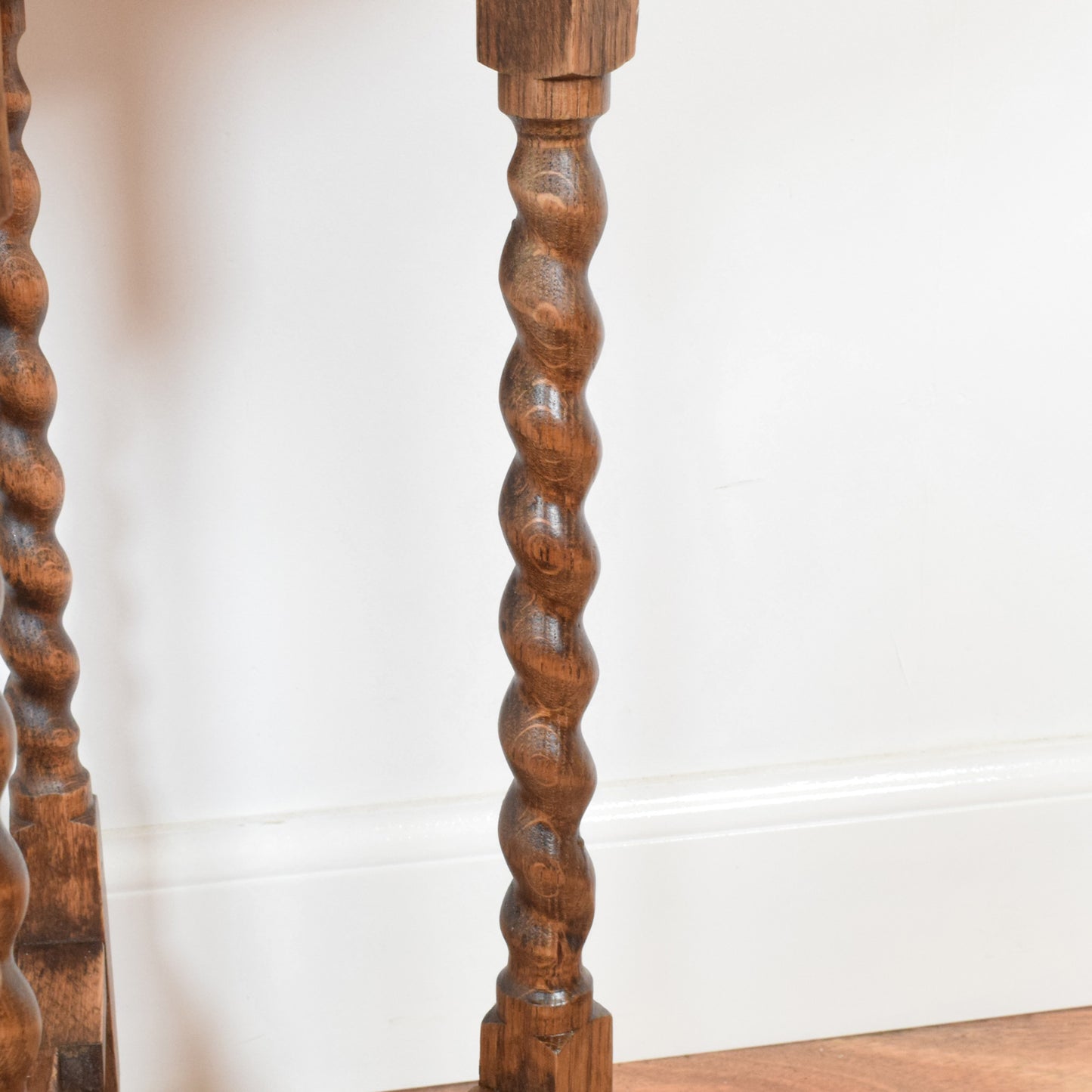 Barley Twist Drop Leaf Side Table