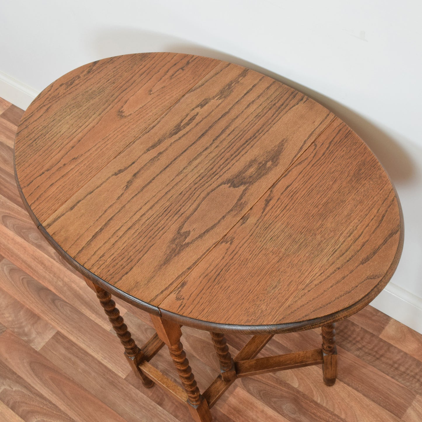 Barley Twist Drop Leaf Side Table