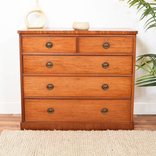 Rustic Mahogany Chest of Drawers