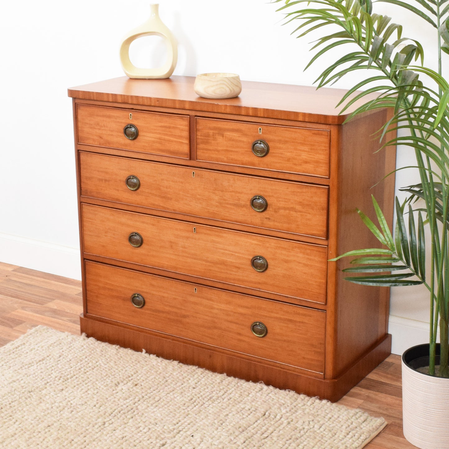 Rustic Mahogany Chest of Drawers