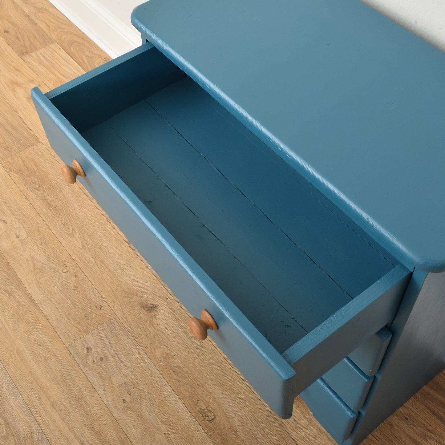 Painted Pine Chest Of Drawers