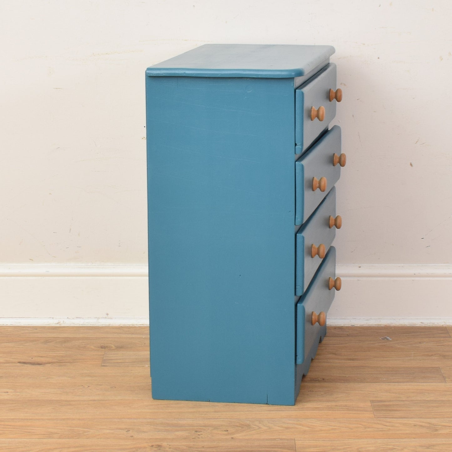 Painted Pine Chest Of Drawers