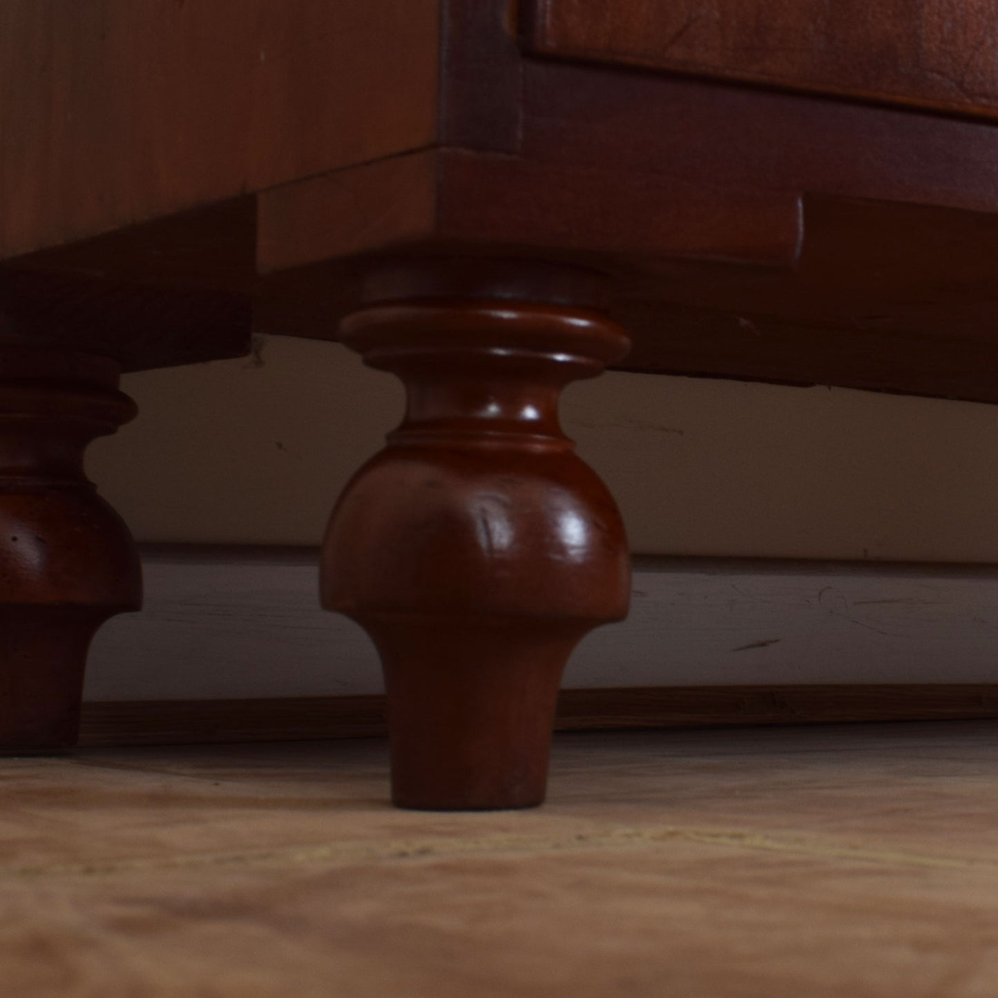 Bow Front Mahogany Chest Of Drawers