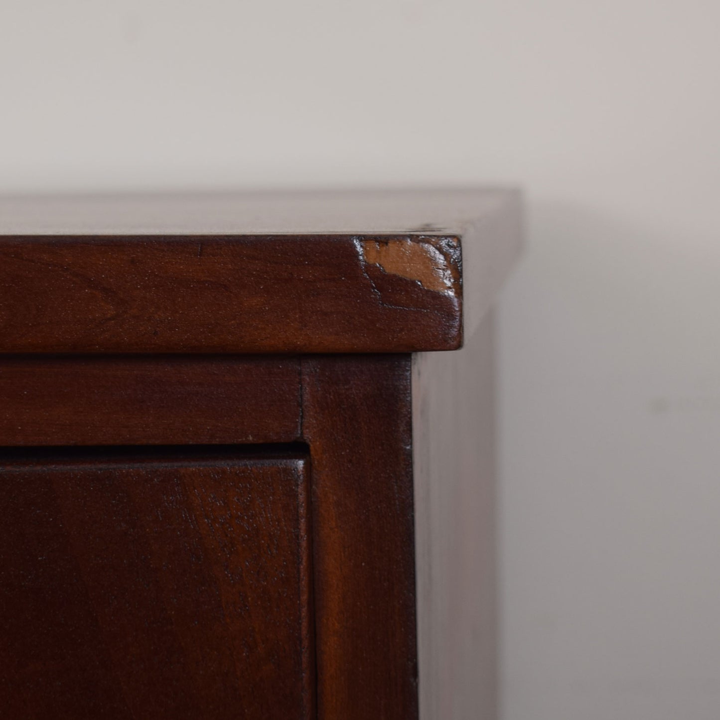 Bow Front Mahogany Chest Of Drawers